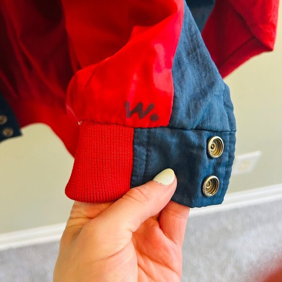 Cleveland Indians Starter Jacket Mens Size XL Diamond Collection Vintage Blue - Picture 11 of 12